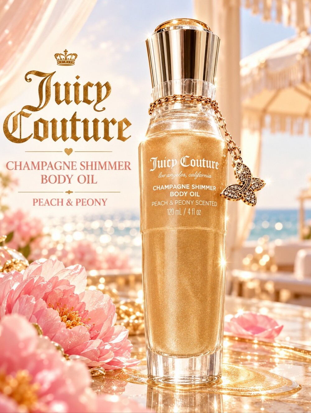 Juicy Couture Champagne Shimmer Body Oil